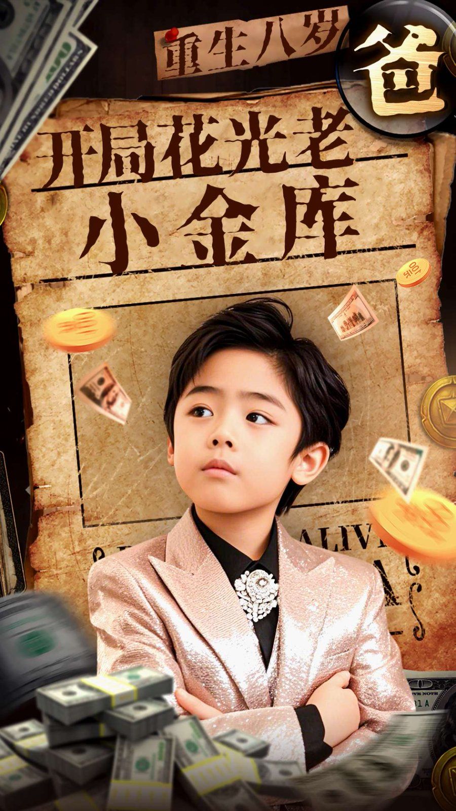 重生八岁，开局花光老爸小金库第41-67集完结(大结局)